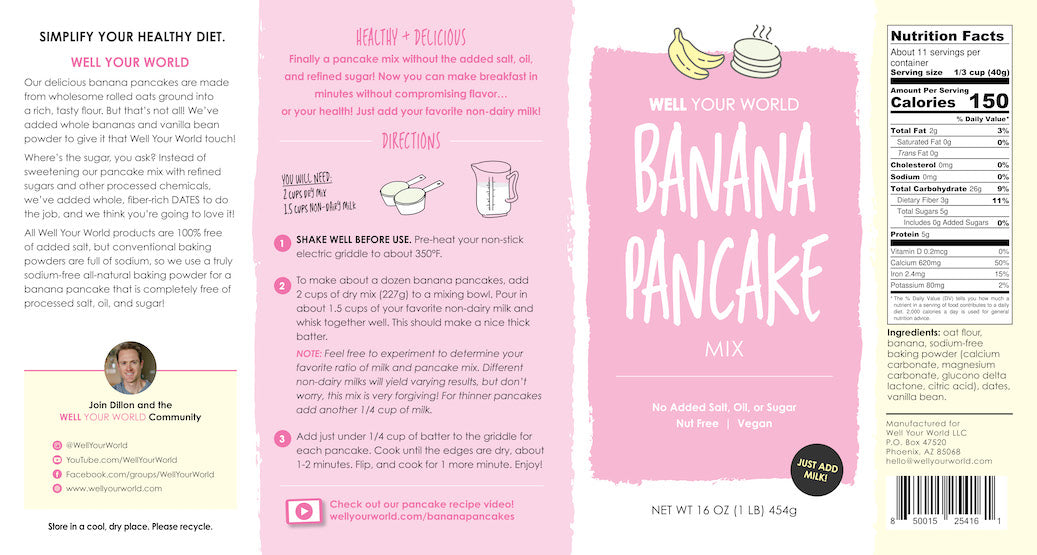 Banana Pancake Mix