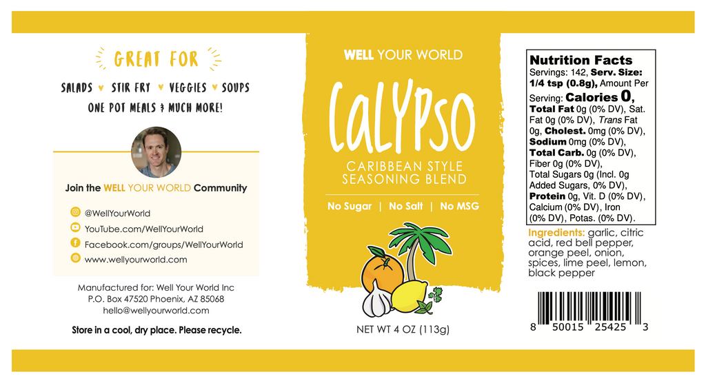 Calypso Caribbean Seasoning Blend