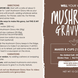 Mushroom Gravy Mix