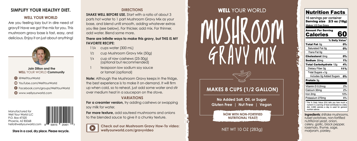 Mushroom Gravy Mix