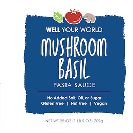 Mushroom Basil Pasta Sauce