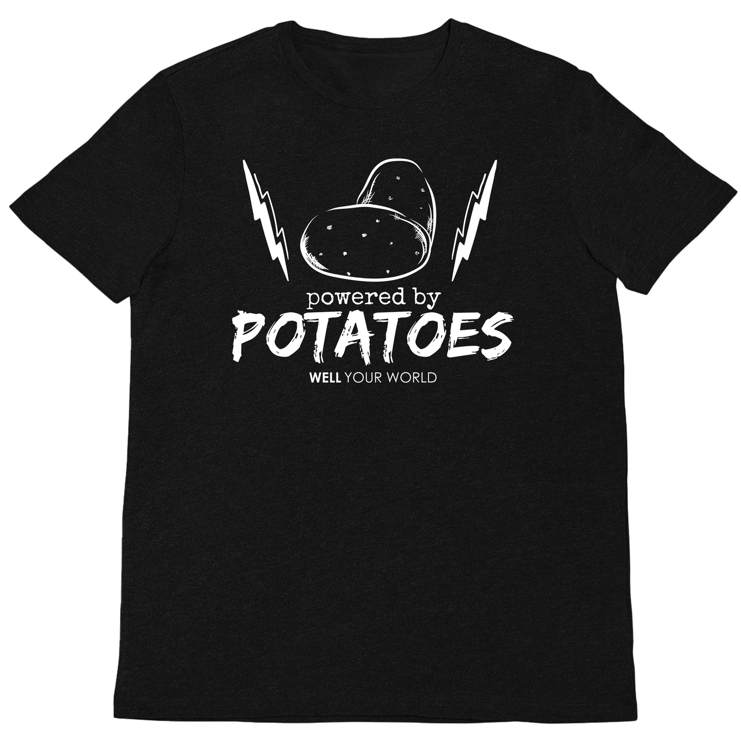 Powered By Potatoes Unisex T-Shirt