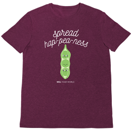 Spread Hap-pea-ness Unisex T-Shirt